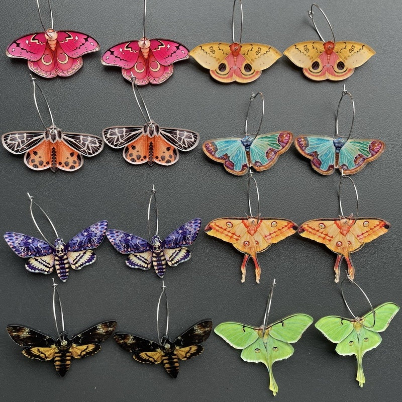 Luna Moth & Friends Earrings
