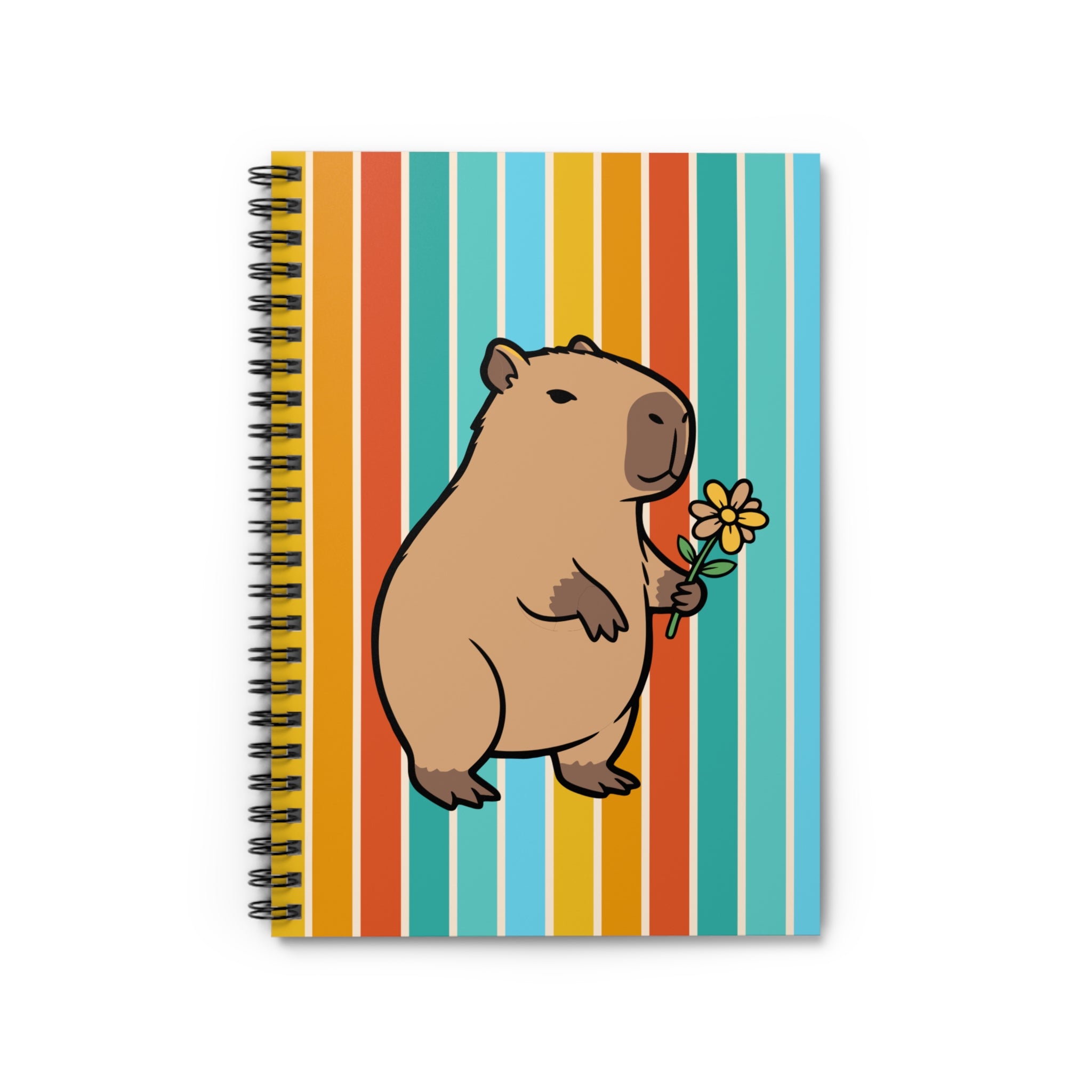 Whimsical Capybara Spiral Notebook