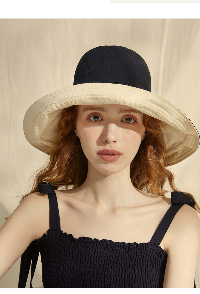 The Riviera Turnabout – Reversible Linen Sun Hat