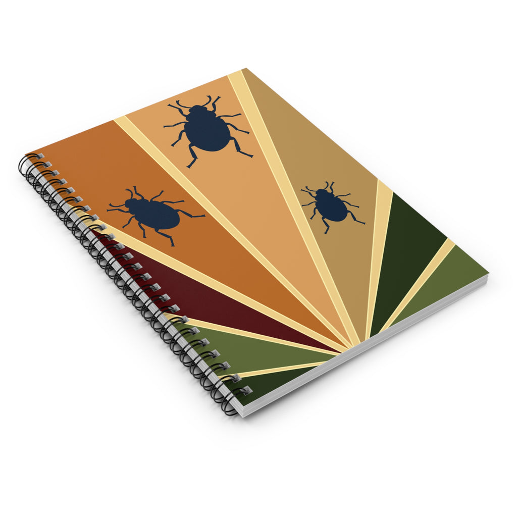 Bold Beetles Spiral Notebook