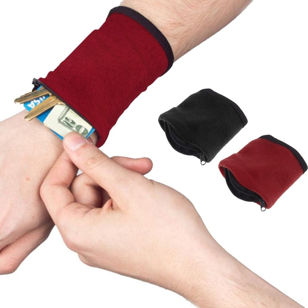 Hidden Wrist Wallet – Travel & Fitness Security Wristband