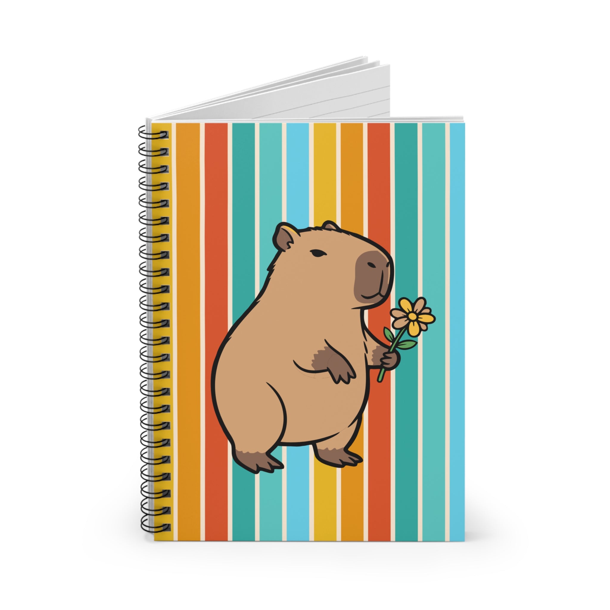 Whimsical Capybara Spiral Notebook