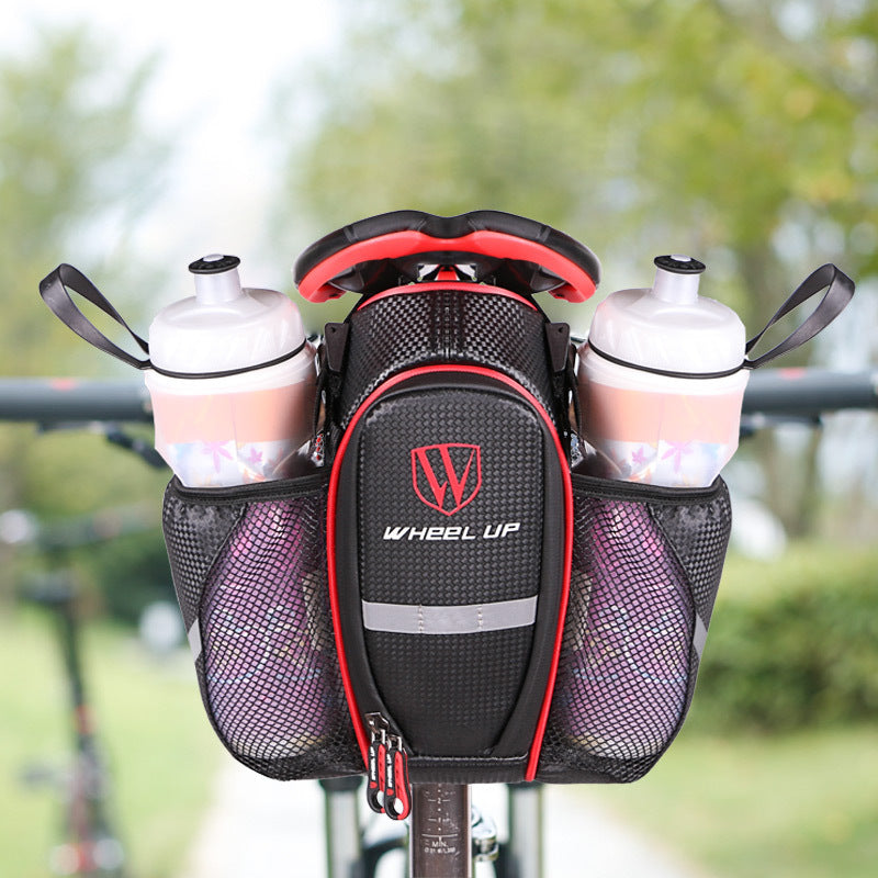 Dual Water Bottle Bicycle Tail Bag