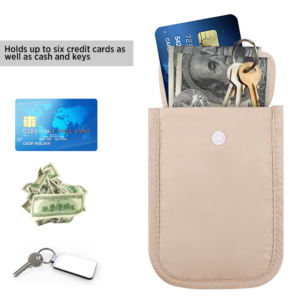 Hidden Bra Travel Wallet – RFID Blocking Anti-Theft Pocket