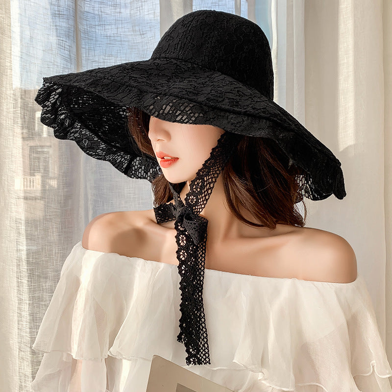 The Culturally Competent – Elegant Black Wide-Brim Hat
