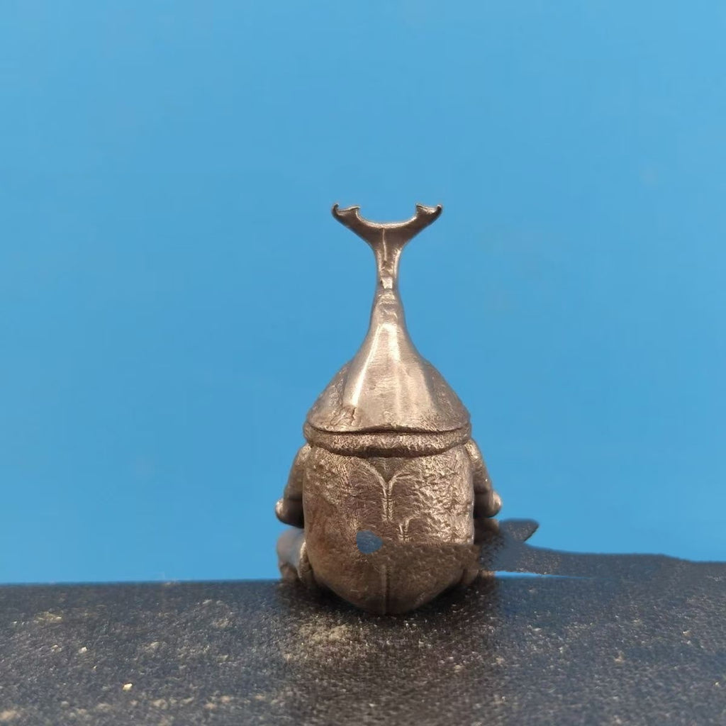 Antiqued Brass Stag Beetle Figurine