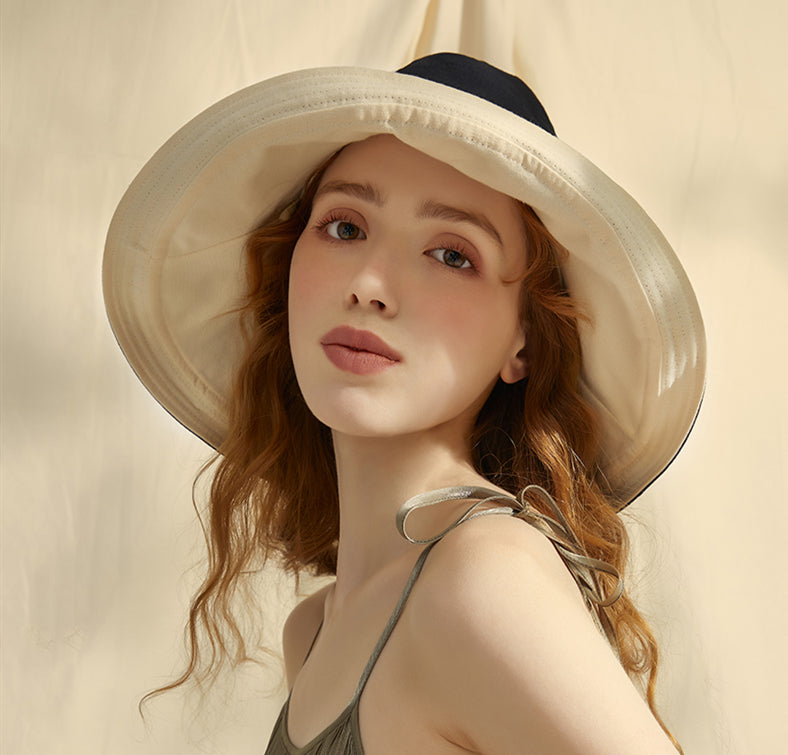 The Riviera Turnabout – Reversible Linen Sun Hat