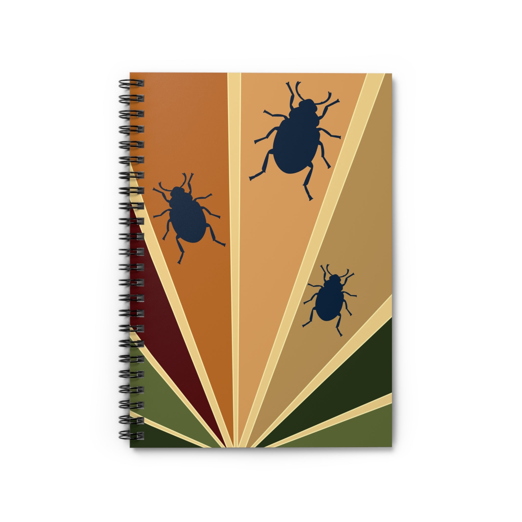 Bold Beetles Spiral Notebook