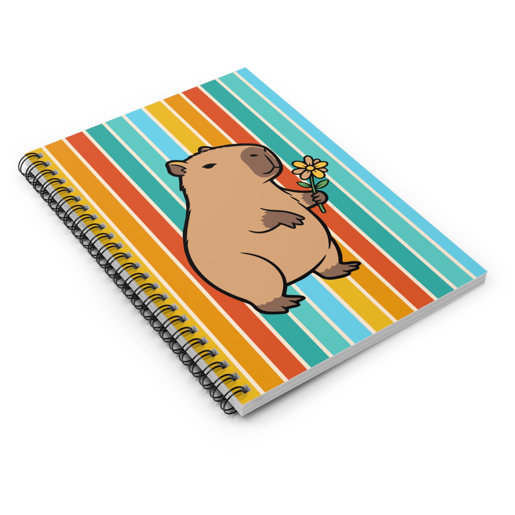 Whimsical Capybara Spiral Notebook