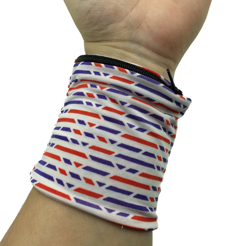 Hidden Pocket Travel Wristband – Discreet Zipper Wallet for Cash & Keys