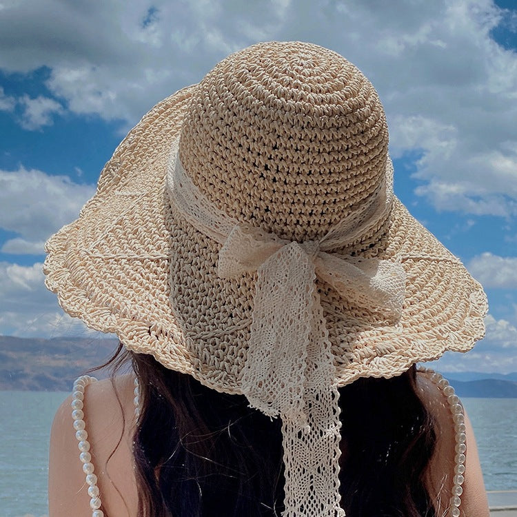 Ocean Whisper Sun Hat – Timeless Romantic Straw Hat