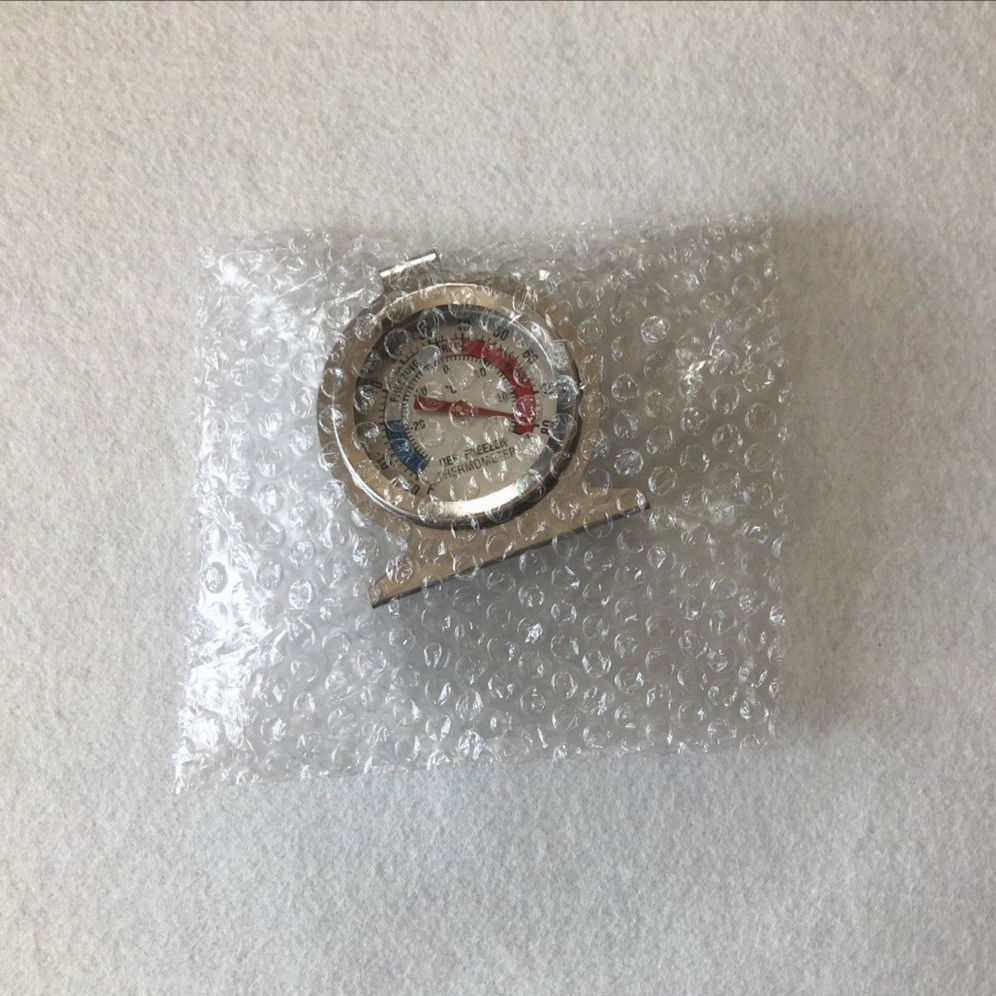 Stainless Steel Fridge & Freezer Thermometer