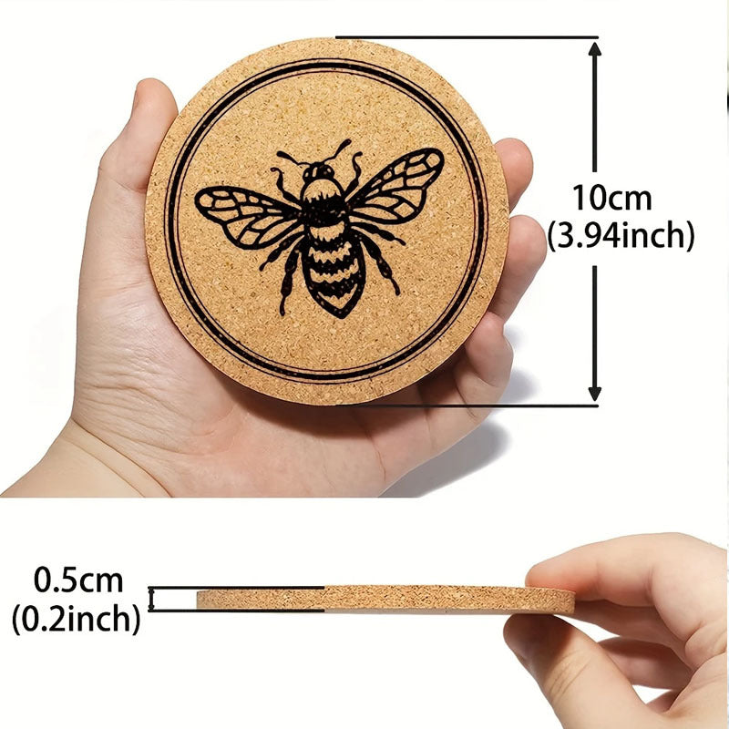 Bee Cork Coaster