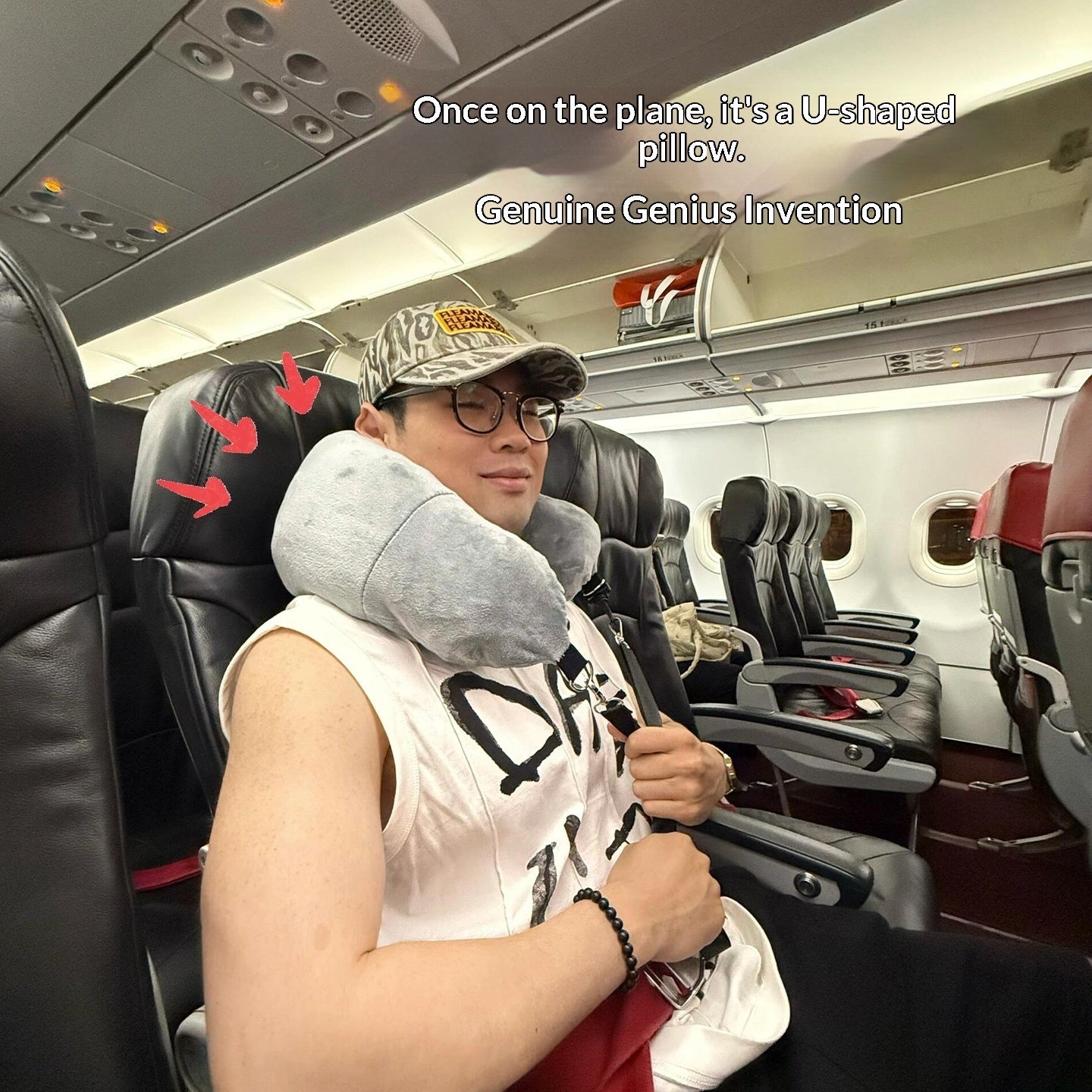 Stuffable Travel Neck Pillow