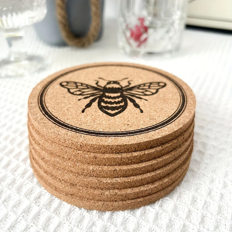 Bee Cork Coaster