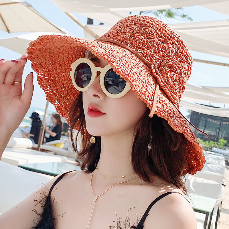 The Seabloom – Handwoven Flower Sun Hat