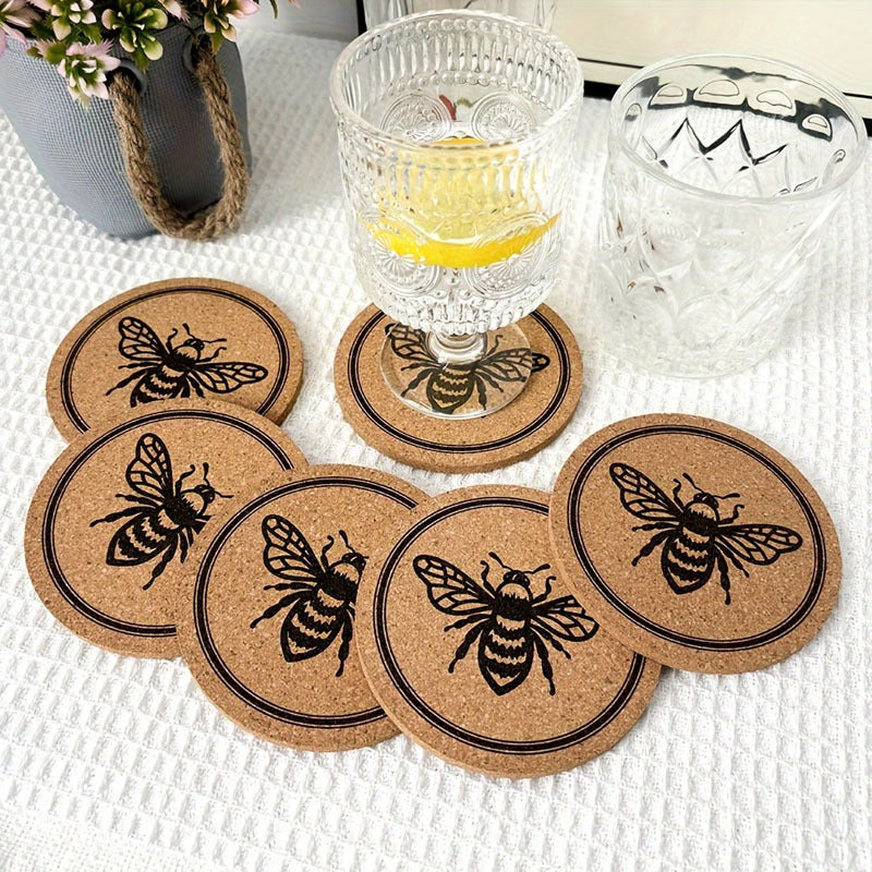 Bee Cork Coaster