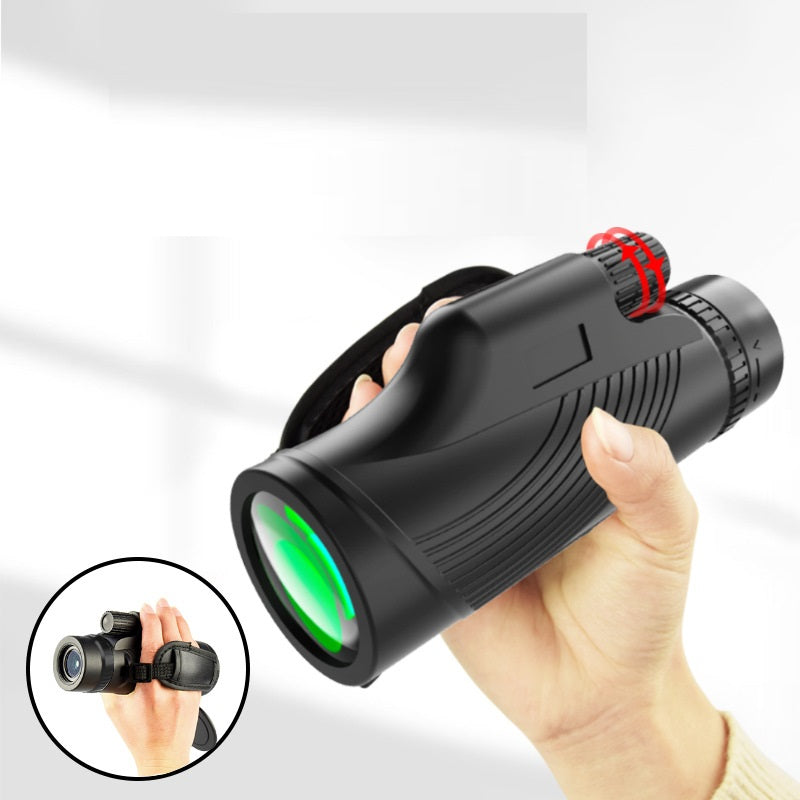 Explorer’s Field Monocular – 12×42 High-Definition Pocket Telescope